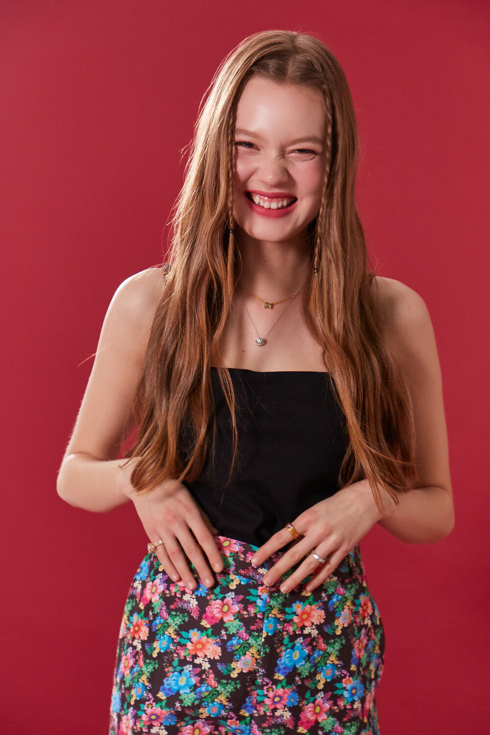 Rose Pendant Necklace Silver