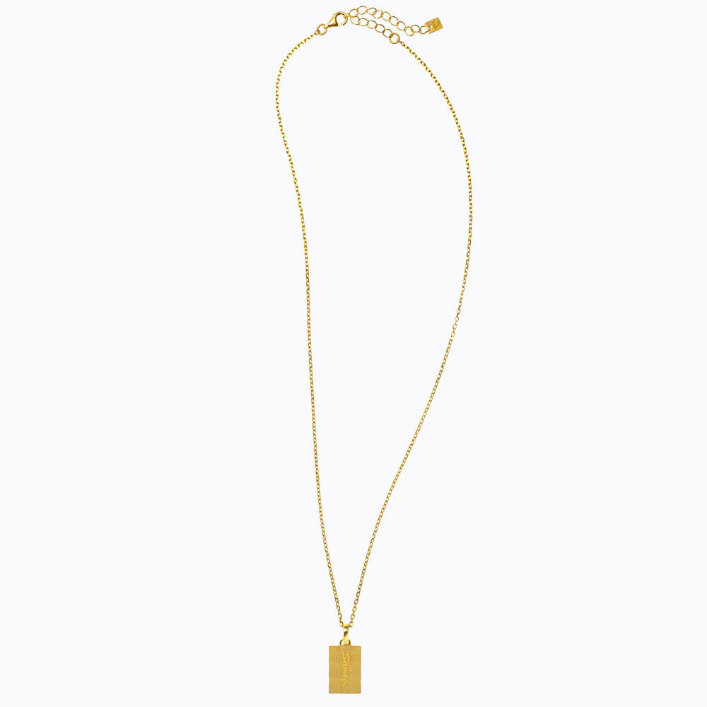 Square Necklace Gold