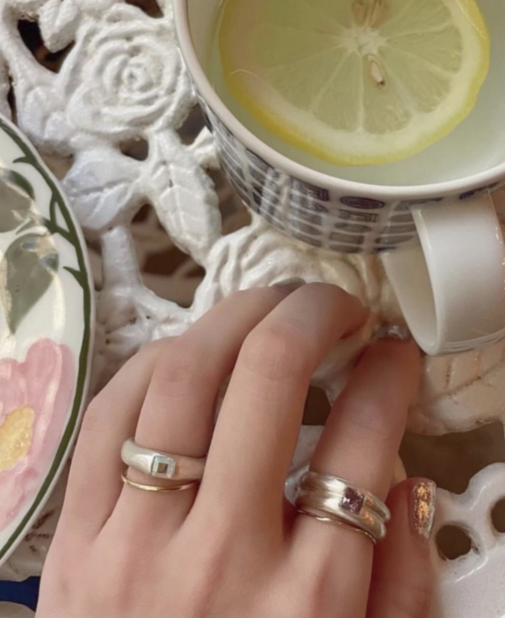 Matt Single Ring Silver