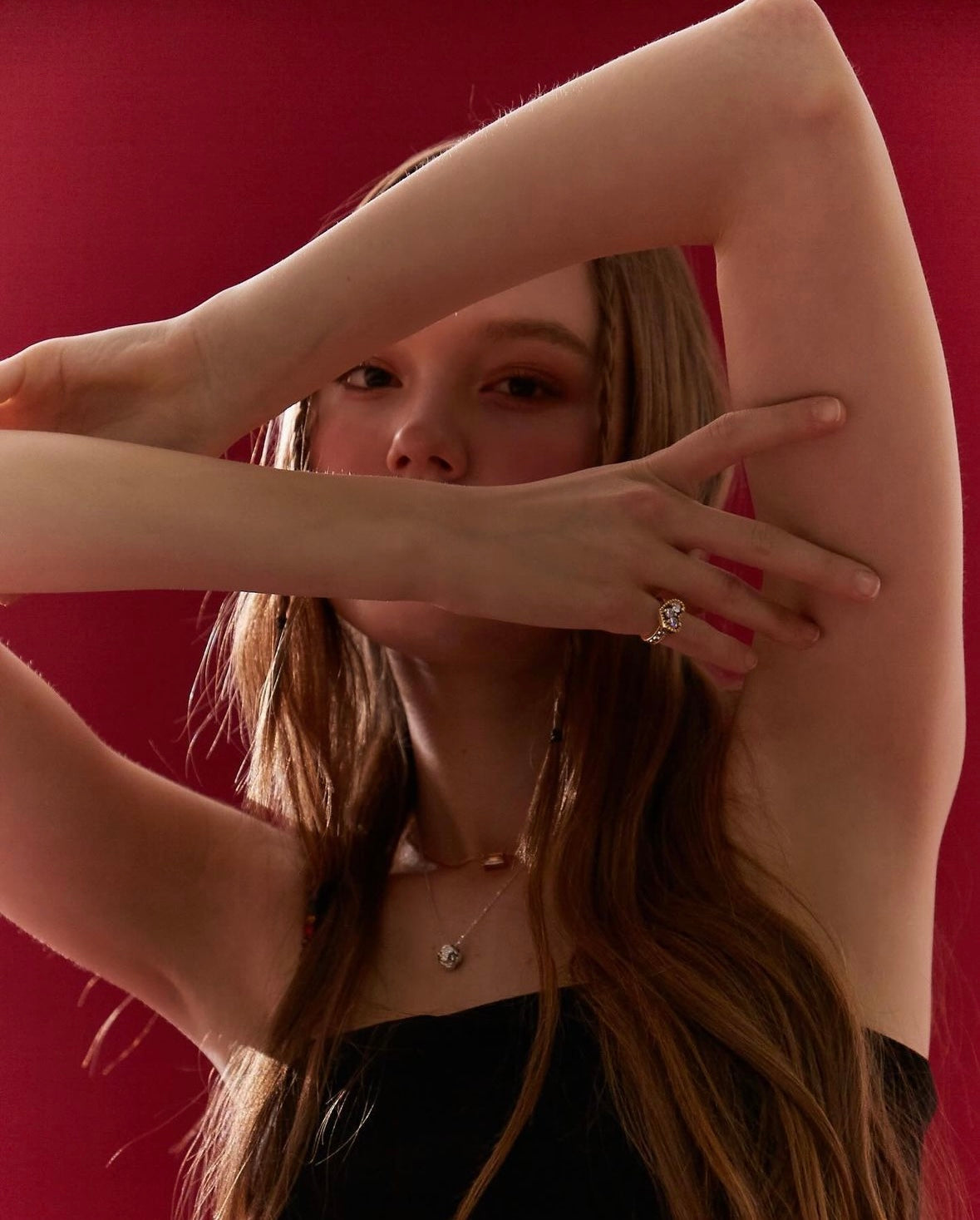 Heart Ring Gold  ♥Worn by Dayeong, Kim Minju