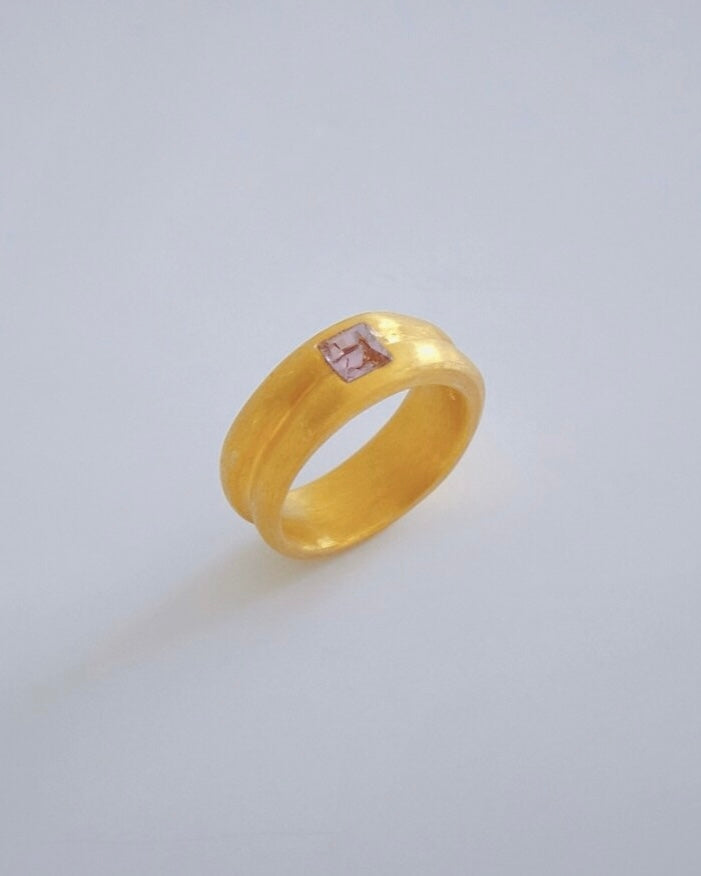 Matt Double Ring  Purple Gold ♥Worn by V (BTS)