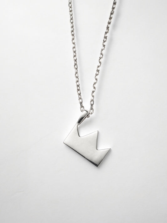 CROWN Necklace Silver