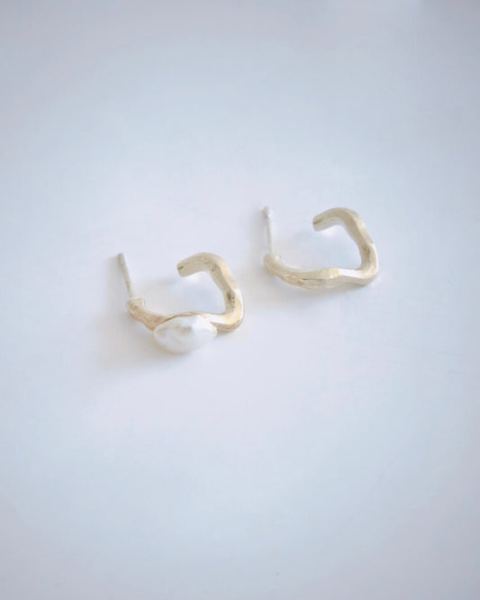 Little Pearl Earring Silver ♥Worn by V