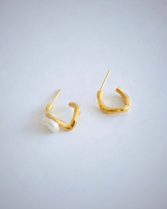 Little Pearl Earring Gold