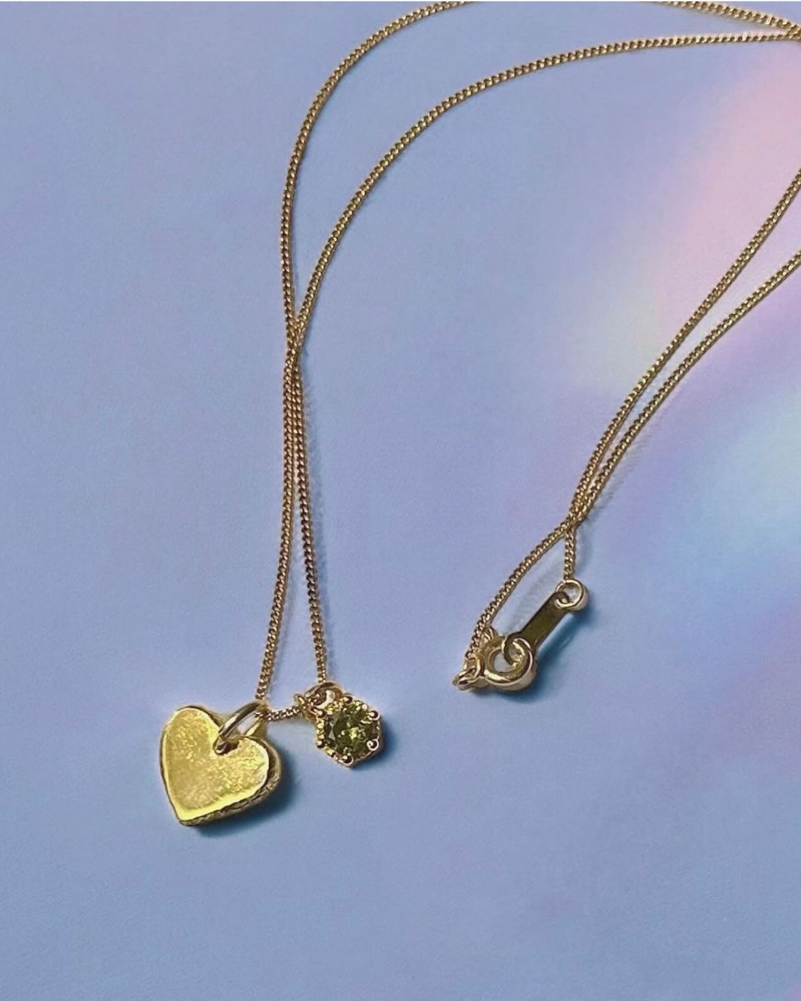 Green Heart Necklace