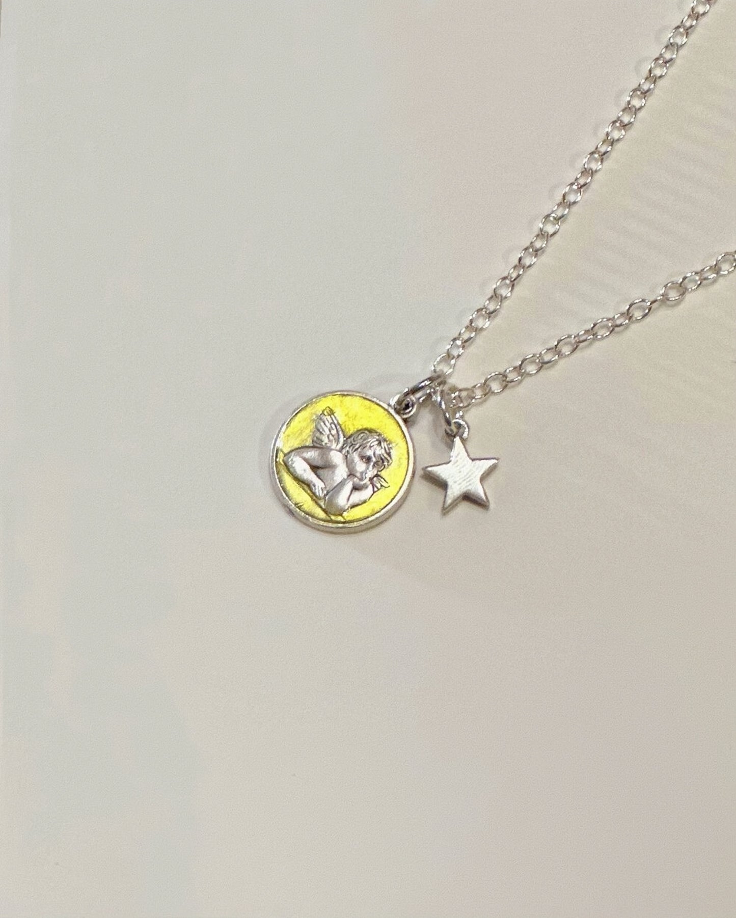Angel Yellow Necklace