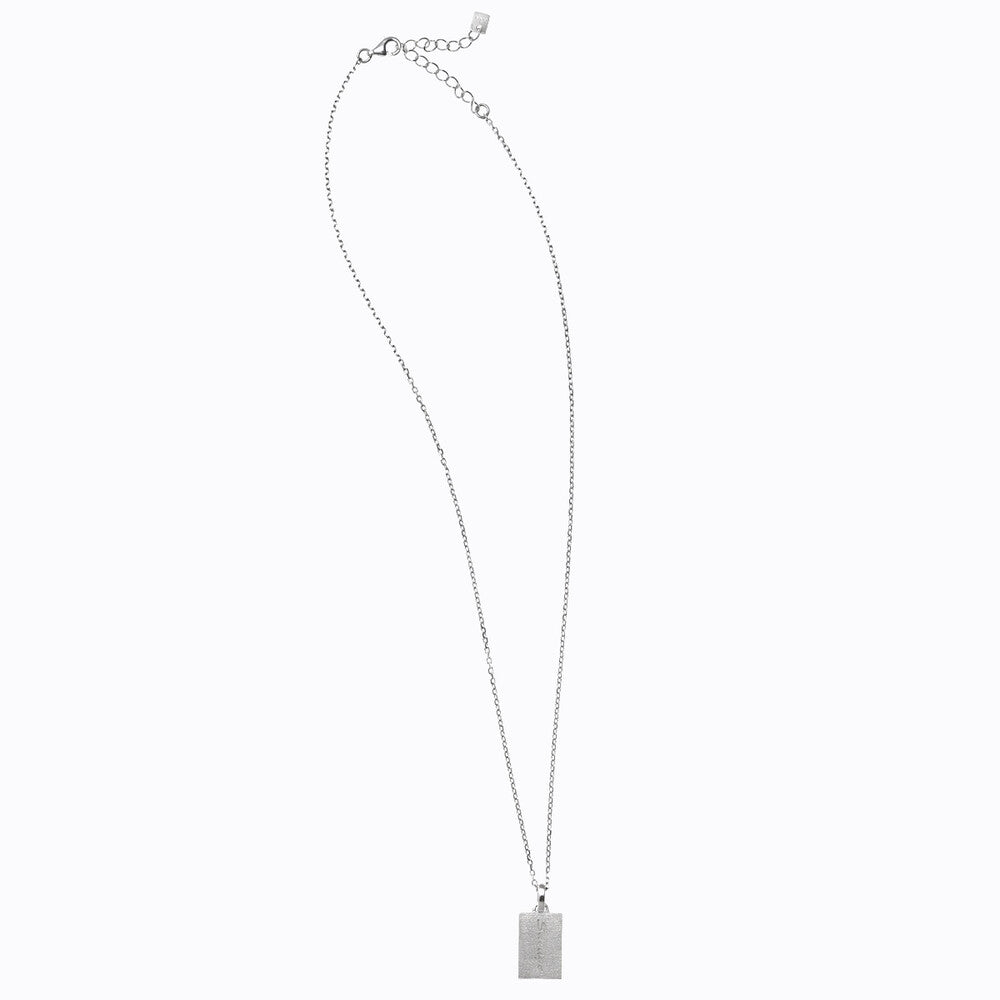 Square Necklace Silver