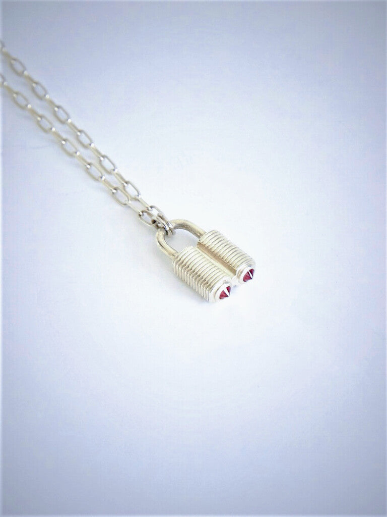 Lock Necklace Silver